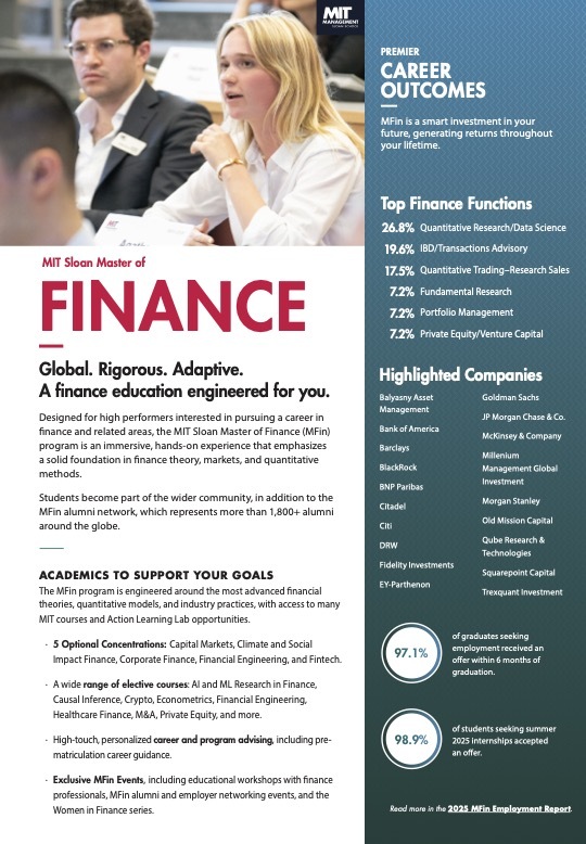 MFin factsheet preview